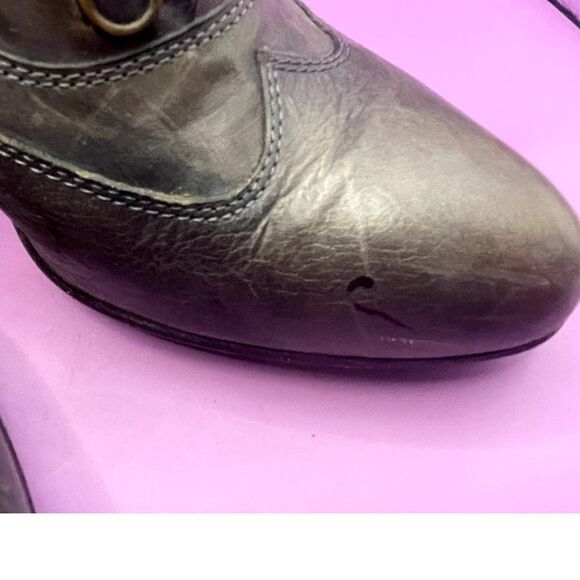 Francesco Morichetti Gray Elizabethan Heel - 40 (6.5) - Picture 2 of 5